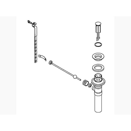 Kohler Drain, Pop-Up 834753-CP